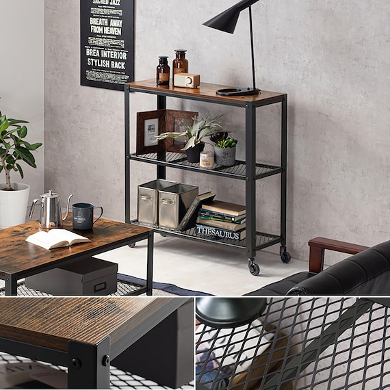 ヴィンテージ風リビングボード (幅80cm) 3枚目画像