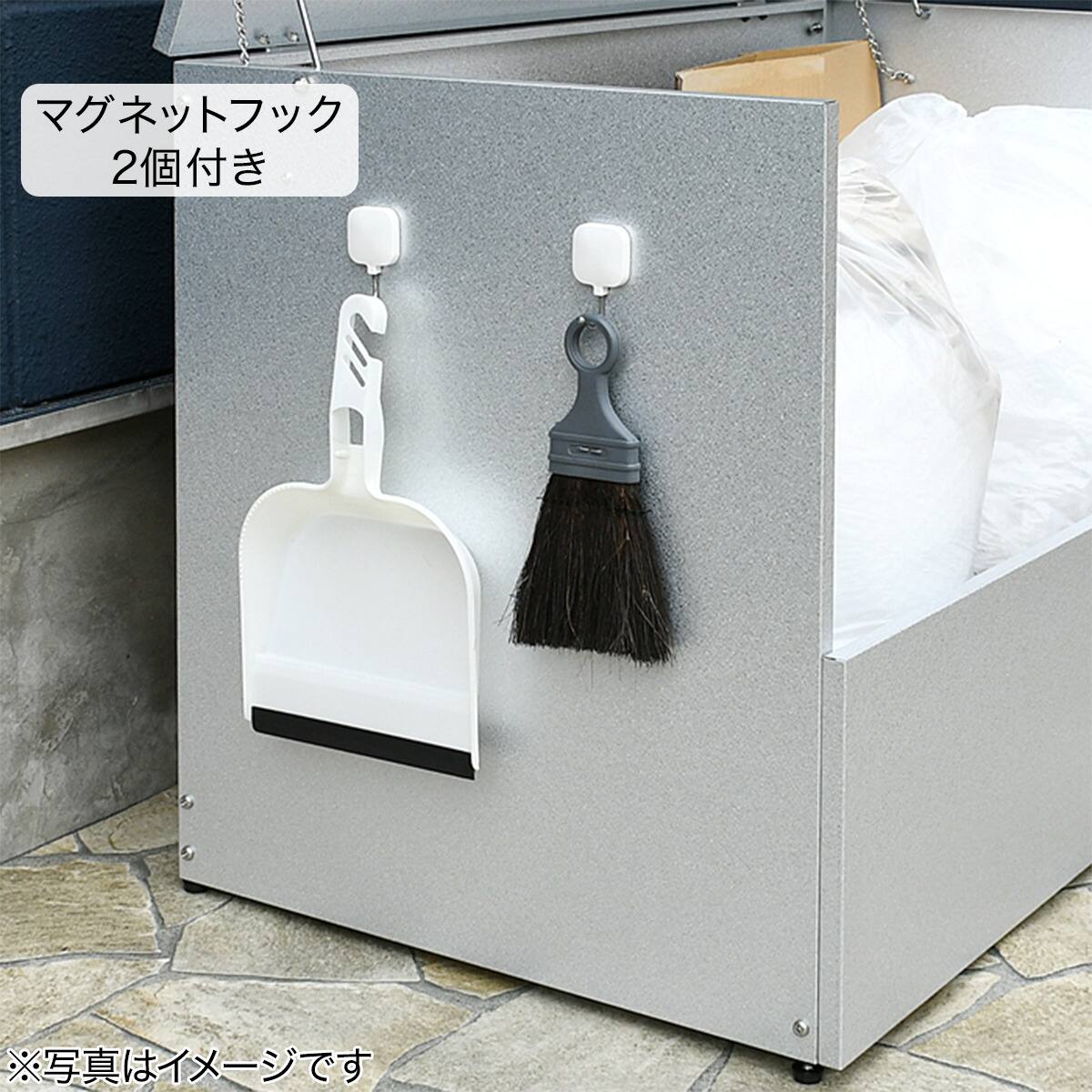 ガルバ使用ゴミ保管箱（ニトリの商品） ガルバ使用ゴミ保管庫(幅100×奥行56cm ブラウン) | ニトリネット【公式