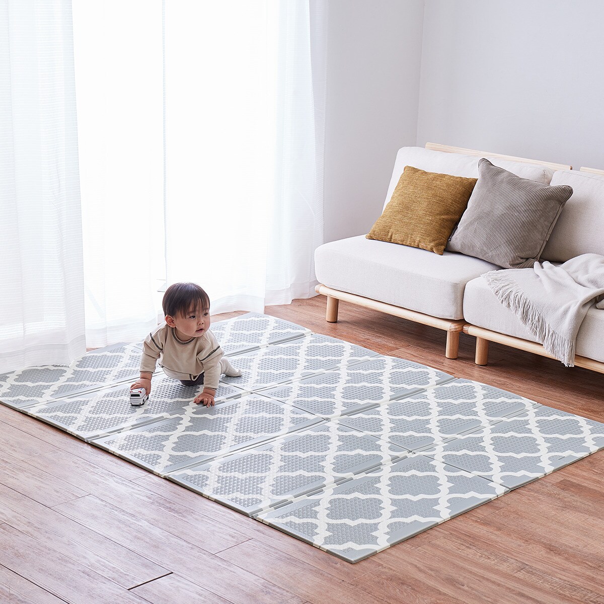 折り畳みできるキッズプレイマット(モロッコ 148cm×196cm)通販 ニトリネット【公式】 家具・インテリア通販