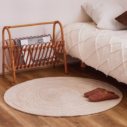 コットン100 の円形ラグ 90r Be通販 ニトリネット 公式 家具 インテリア通販 コットン100 の円形ラグ 90r Be通販 ニトリネット 公式 家具 インテリア通販