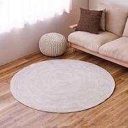 円形ラグ 160cm(コットン100%)