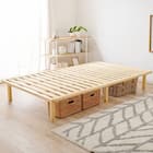 頑丈ロングすのこベッド (セミダブル NA) 1枚目画像