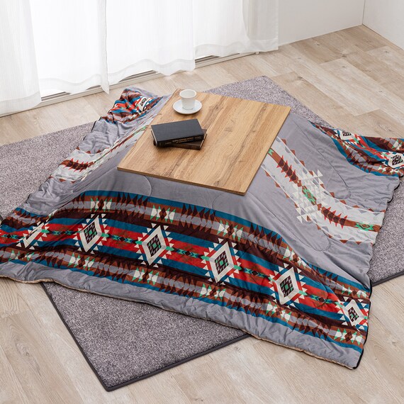 こたつ布団にもなる寝袋(GY) 2枚目画像