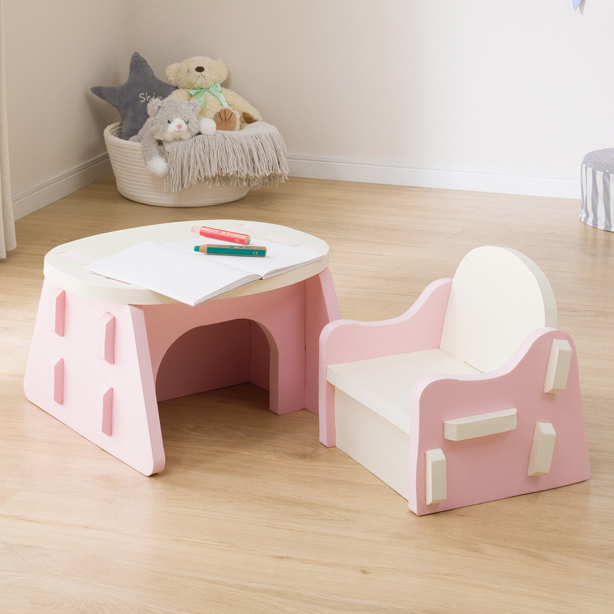 やわらか素材 ふわふわ キッズテーブルセット ピンク 通販 ニトリネット 公式 家具 インテリア通販 やわらか素材 ふわふわ キッズテーブルセット ピンク 通販 ニトリネット 公式 家具 インテリア通販