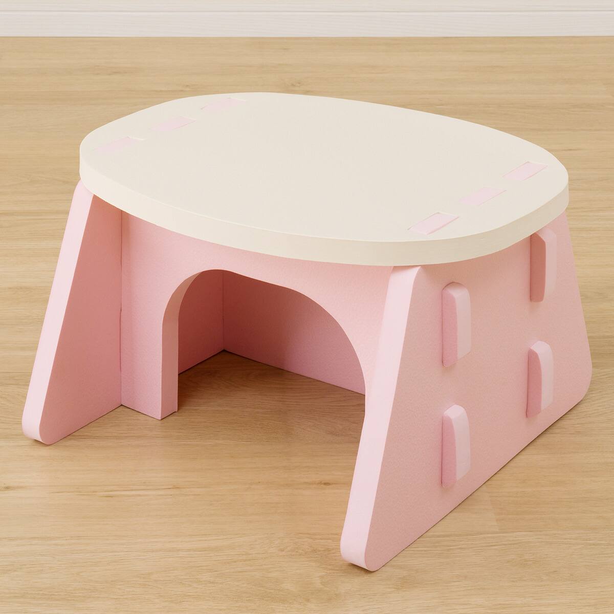 やわらか素材 ふわふわ キッズテーブルセット ピンク 通販 ニトリネット 公式 家具 インテリア通販