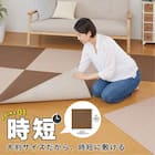 吸着タイルマット 90×90cm 2枚入 (ブラウン) 6枚目画像