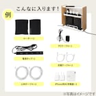 ルーター収納ボックス(幅40cm ホワイト) 5枚目画像