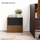 ルーター収納ボックス(幅40cm ブラック) 3枚目画像