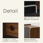 ルーター収納ボックス(幅40cm ブラック) 13枚目画像