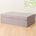 三つ折りボリュームマットレス 10cm セミダブル(XM002) 1枚目画像