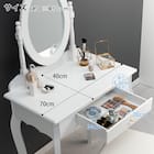 エレガントな猫脚ドレッサー 12枚目画像