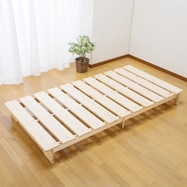 天然木ステージすのこベッドフレーム