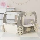 やわらか素材 ふわふわ キッズ馬車 抗菌付き(グレー) 1枚目画像