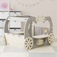 やわらか素材 ふわふわ キッズ馬車(抗菌付き)