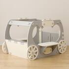 やわらか素材 ふわふわ キッズ馬車 抗菌付き(グレー) 7枚目画像