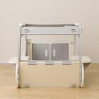 やわらか素材 ふわふわ キッズ馬車 抗菌付き(グレー) 9枚目画像