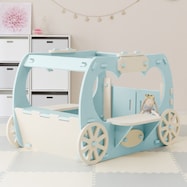 やわらか素材 ふわふわ キッズ馬車(抗菌付き)