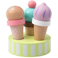 キッズ木製 アイスクリーム3個セット