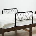 シンプルなデザインのベッドガード(幅70cm 2コセット DBR) 1枚目画像