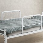 シンプルなデザインのベッドガード(幅70cm 2コセット WH) 1枚目画像