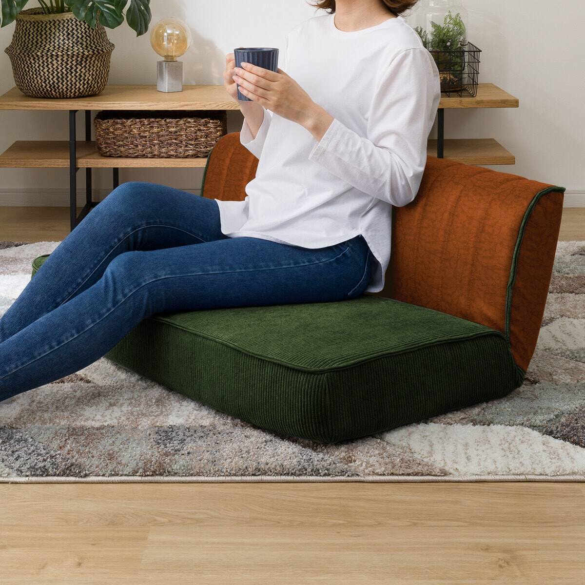 二人掛けヴィンテージローソファ(GR-CA) | ニトリネット【公式】 家具