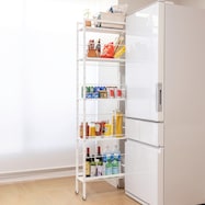 幅調節できる伸長式すき間収納ラック(幅16~22.5cm)