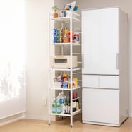 幅調節できる伸長式すき間収納ラック(幅26~40.5cm)