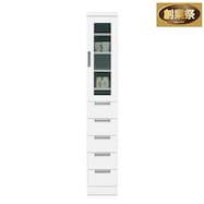 お手入れしやすい鏡面仕様キャビネット(下部引き出し)【期間限定価格:11/28~1/5まで】