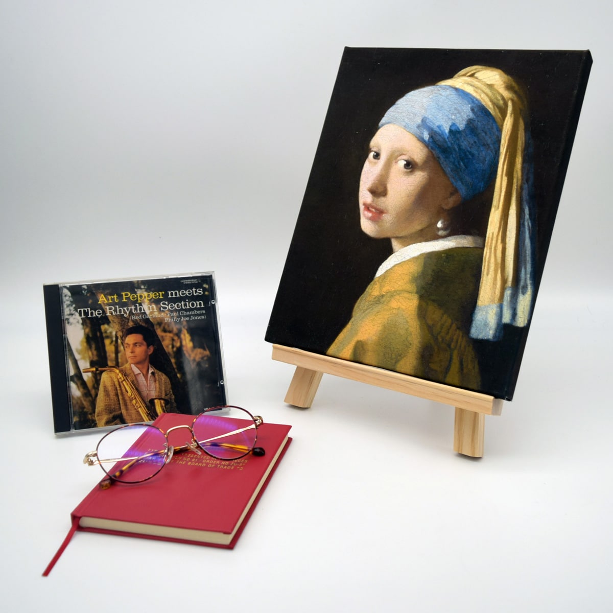 真珠の耳飾りの少女 フェルメール 貴石画 ジュエリー ピクチャー 絵画