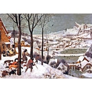 アートパネル 雪中の狩人 (ブリューゲル)