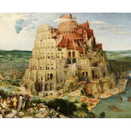 アートパネル バベルの塔 (ブリューゲル)