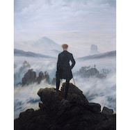 アートパネル 雲海の上の旅人 (フリードリヒ)