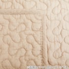 洗えるコットンキルトラグ 130×190 BE 4枚目画像