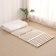 2つ折り桐すのこベッド