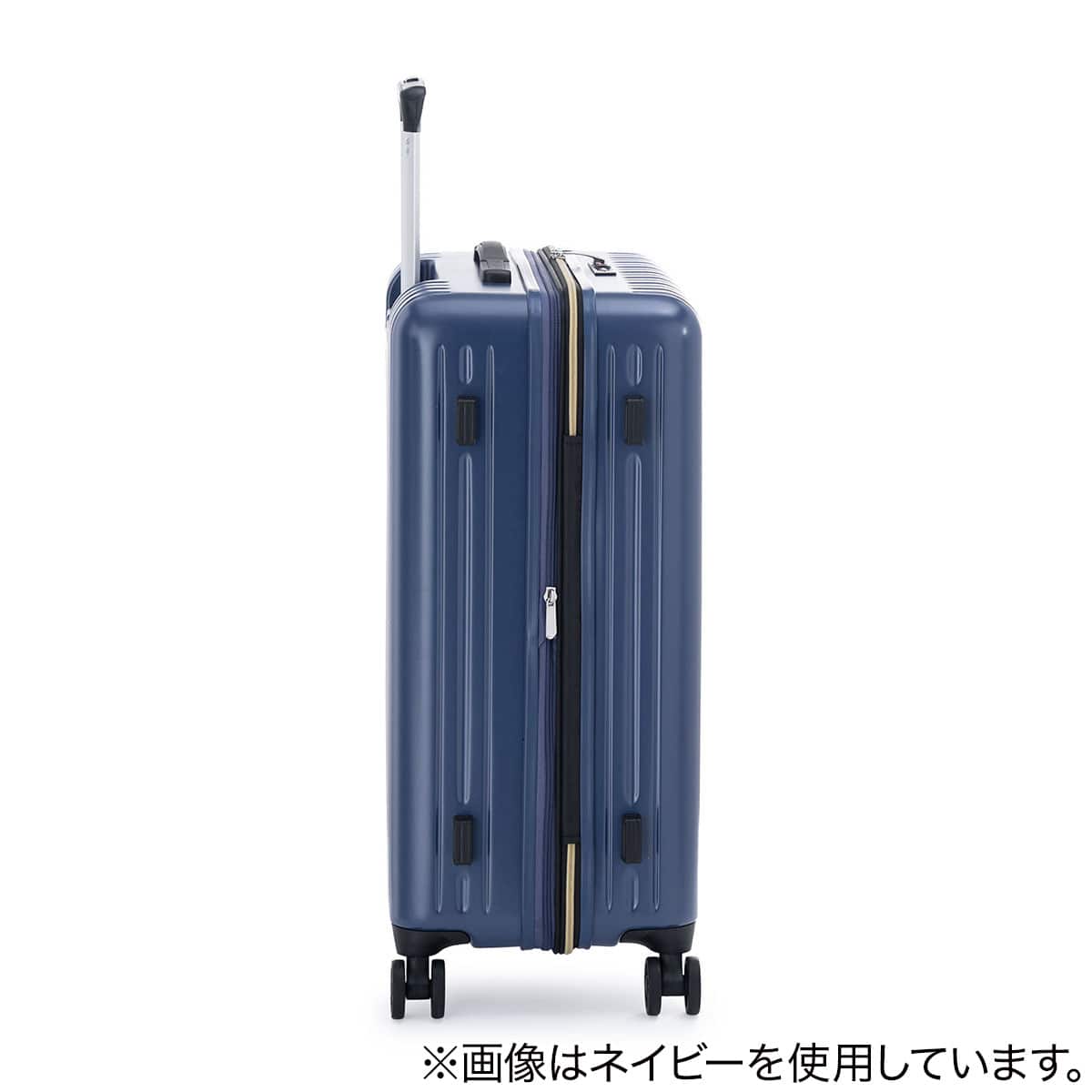 拡張ジッパータイプキャリーケース(85-98L マットバーンコーラル