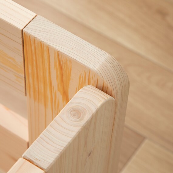 クイーンサイドガード付き すのこフロアベッド 7枚目画像