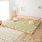 スーパーキングサイドガード付き い草フロアベッド 1枚目画像