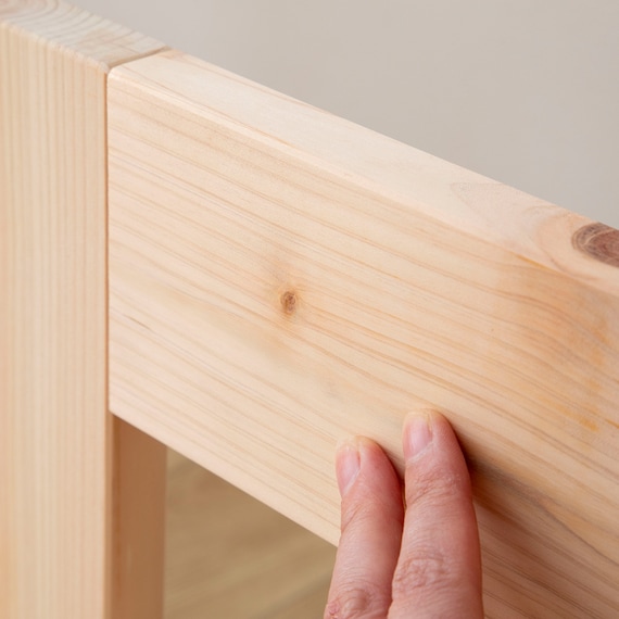 スーパーキングサイドガード付き い草フロアベッド 3枚目画像