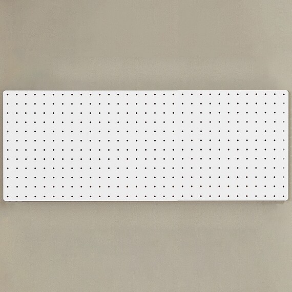 マグネット対応可能なスチールパンチングボード(77.2×29.7cm ホワイト)Nポルダ幅80cm対応 1枚目画像