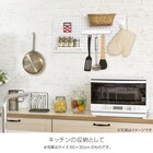 マグネット対応可能なスチールパンチングボード(77.2×29.7cm ホワイト)Nポルダ幅80cm対応 9枚目画像