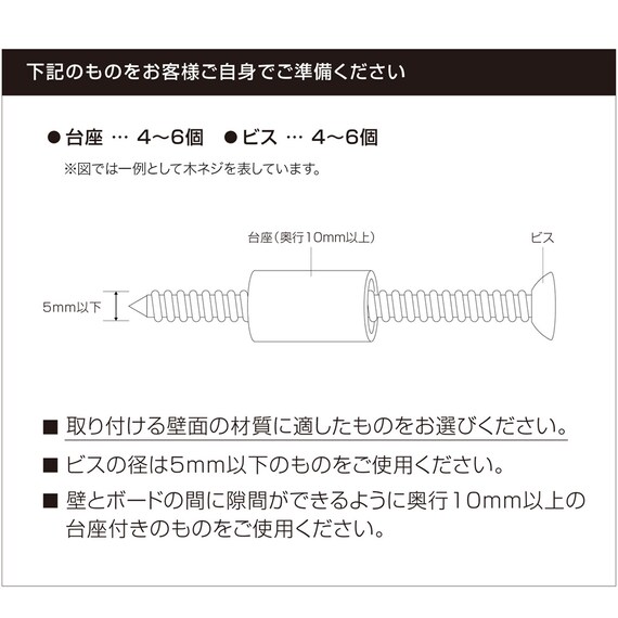 マグネット対応可能なスチールパンチングボード(77.2×29.7cm ホワイト)Nポルダ幅80cm対応 11枚目画像
