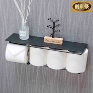 棚付きトイレットペーパーホルダー(ストックタイプ)【期間限定価格:11/28~1/5まで】
