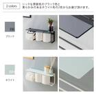 棚付きトイレットペーパーホルダー(ストックタイプ ガラスブラック) 6枚目画像