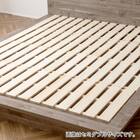 クイーン コンセント棚付きステージすのこベッド(GY) 6枚目画像