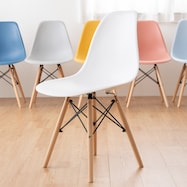 北欧風シンプルシェル型チェア (PRT)