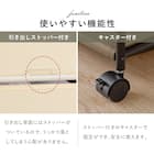 たっぷり収納できるハンガーラック(幅80 WH) 15枚目画像