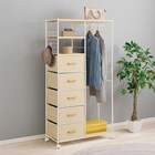 たっぷり収納できるハンガーラック(幅80 WH) 16枚目画像