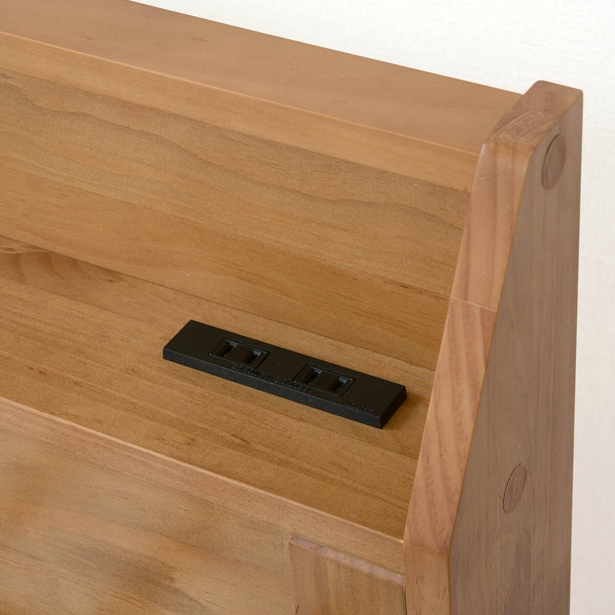 頑丈ロングベッドフレーム(SD LBR) | ニトリネット【公式】 家具