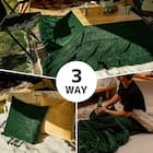 こたつ布団にもなる寝袋 コーデュロイBE 1枚目画像