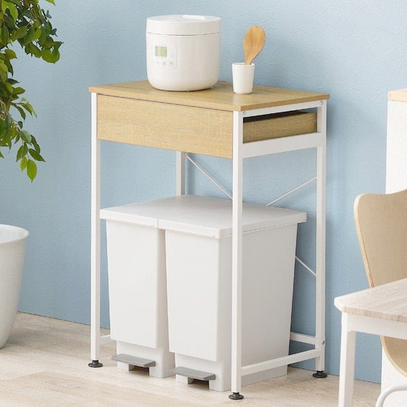 引出し付きゴミ箱上ラック (W60 NA) 1枚目画像